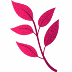 plante a cinq feuilles rose